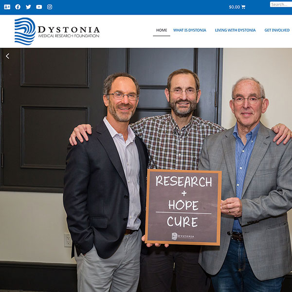 Dystonia Medical Research Foundation website