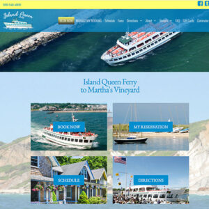 Island Queen Ferry website