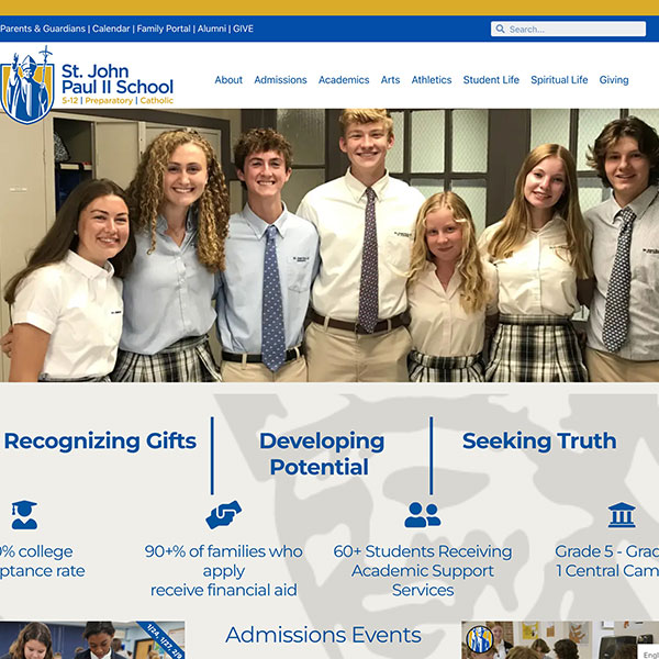 St. John Paul II School website