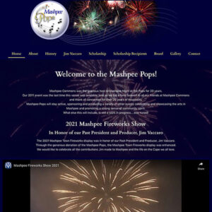 Mashpee Pops website